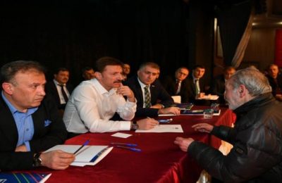 Başkan Bahadır ilk Halk Gününde vatandaşlarla buluştu