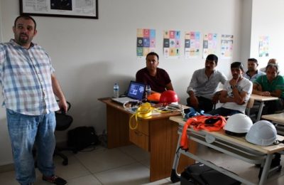 Belediye Personeline Yüksekte Çalışma Eğitimi