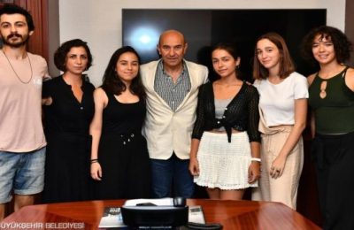 İklim aktivistleri Başkan Soyer’i ziyaret etti