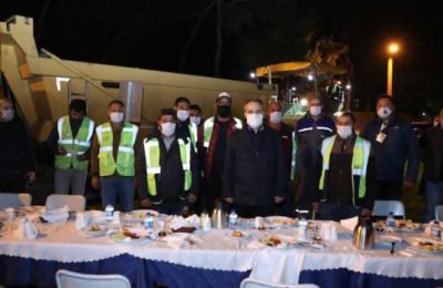 Bursa için sahurda asfalt vakti