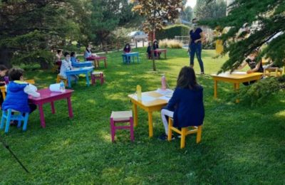 MASAL ŞATOSU ÇOCUKLARLA BULUŞMAYA DEVAM EDİYOR