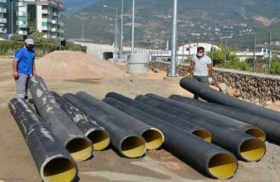 ALANYADA OBA ÇARŞAMBAYA KANALİZASYON