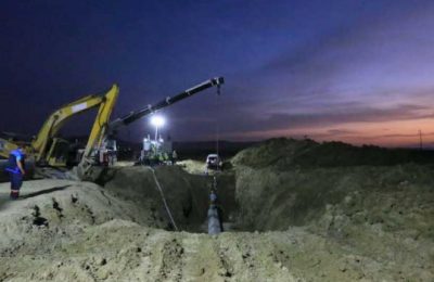 POLATLI YÜZÜKBAŞI MEVKİİ İÇME SUYU HATTINDA YAPIM ÇALIŞMALARINDA SONA YAKLAŞILDI