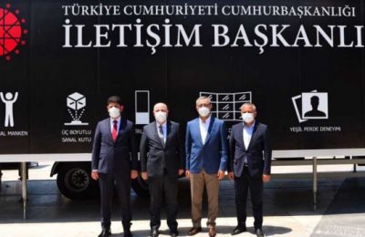 İletişim Başkanlığı Dijital Tırı Kahramanmaraşta