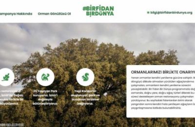 Bir Fidan Bir Dünya kampanyası büyüyor