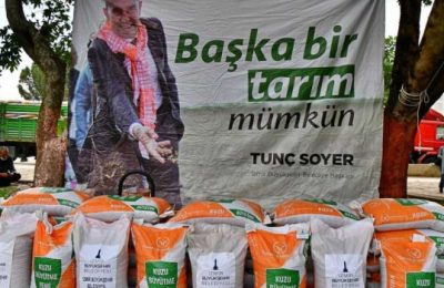 İzmir Büyükşehir Belediyesi Muğla’daki üreticilere omuz veriyor