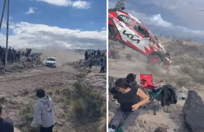 Arjantin’de ralli faciası: Araç seyircilerin arasına daldı